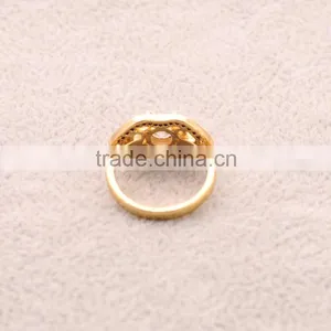 >>>2016 YIWU T&J Women Fashion Korean Style Rings Gold Plated Mouth Rhinestone Crystal Rings for Lady/ thumbnail-5