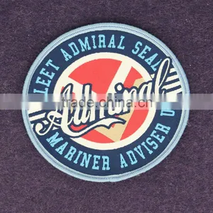 Factory Price Merrow Border Woven Badges With Backing thumbnail-2