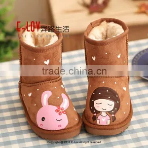 Hot Sales High Quality and Cheap Fur Plush Outdoor Shoes thumbnail-1