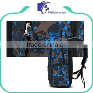 Customized Boys School Backpack Bag / Polyester Backpacks With Custom Logo Supplier's Choice thumbnail-6
