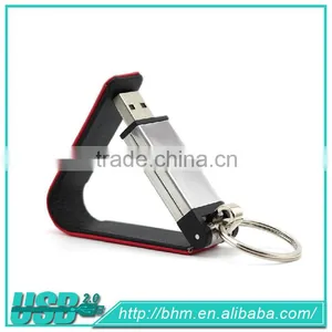 Factory Promotion Gift Leather Portable Usb Memory Disk thumbnail-6