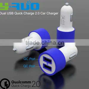 2016 Newest Porduct Dual QC Ports Car Charger for Samsung HTC Google With Output 5V 2.4A 9V 2A 12V 2A thumbnail-5