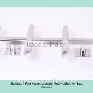 Stainless 4 Pole Rocket Launcher Rod Holders For Boat thumbnail-3