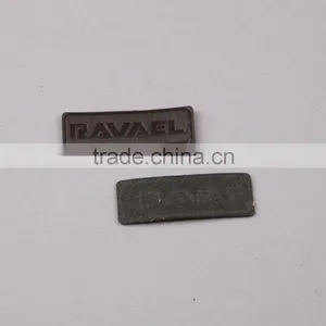 Hot Sale Factory Supplies Embossed Logo Faux Leather Patch Label thumbnail-2