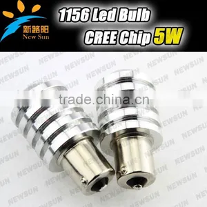 1156/Ba15s C Ree Q5 High Power 5W Backup LED Bulb thumbnail-1
