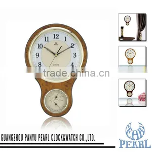 Pearl Sweep Wood Wall Clock PW904 thumbnail-1