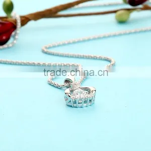 Fashionable 925 Sterling Silver Ladies Necklace Jewelry thumbnail-5