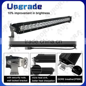 Single Row 10'' Inch LED Light Bar Offroad 4WD Boat UTE Driving ATV thumbnail-2