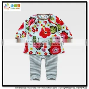 BKD 2016 New Arrival Cute Baby Girl Dresses Sets thumbnail-4