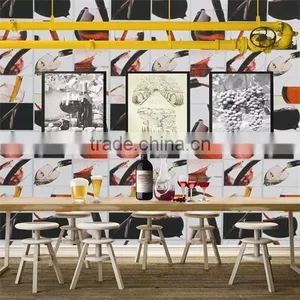 Chinese Home Decor Wallpaper With Fruit and Cup Design thumbnail-4