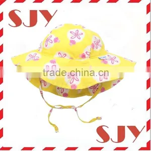 All Over Custom Print Wholesale Kids Cotton Bucket Hats thumbnail-3