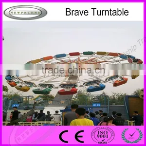 Factory Product Thrill Amusement Park Freak Out Rides Brave Turntable for Sale With High Quality thumbnail-6