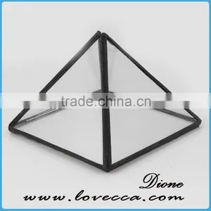 Air Plant Holder Fashion Home Decoration Triangle Geometrical Glass Terrarium Box thumbnail-1