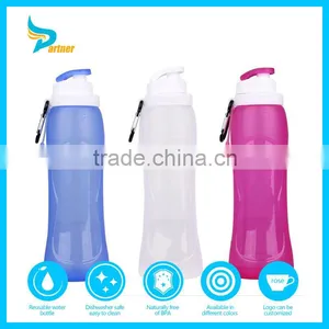 500ml Unbreakable Silicone Sport Water Bottle thumbnail-1