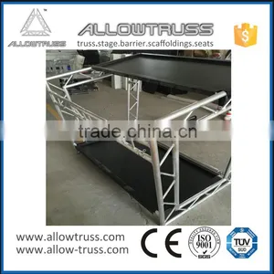 Handy Safe Aluminum DJ Adjustable Folding Table thumbnail-5