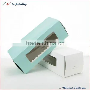 New Design Plain Food Grade Swiss Roll Cake Box Wholesale With a Competitive Price thumbnail-4