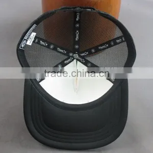 Customer Sponge Front Mesh Back Snapback Cap With Woven Lable thumbnail-6