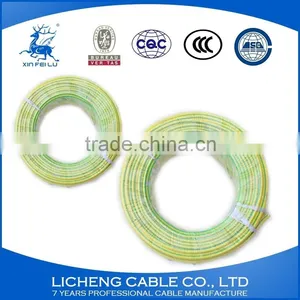 Green-yellow Earthing Wire PVC Insulated Copper Conductor Electric Cable 35mm2 thumbnail-4