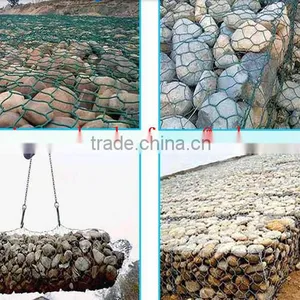 2*1*1m Galvanized Gabions Basket, Gabion Wall as per ASTM A975-97 With CE SGS Certificate thumbnail-1