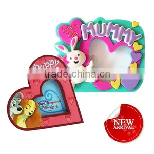 Wholesale Custom Soft Pvc Heart Shaped Photo Frame thumbnail-1