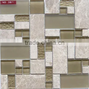 Glass Tile Mosaic Rectangle thumbnail-1