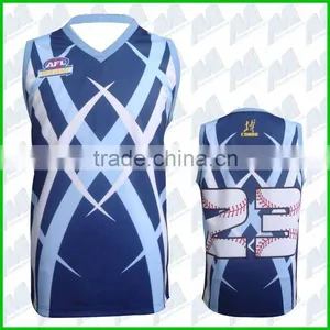 Long Sleeved/sleeveless Sublimation Australian Football Shirt thumbnail-1