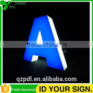 High Illuminate 3D Channel Letter Alphabet With Full Acrylic thumbnail-2