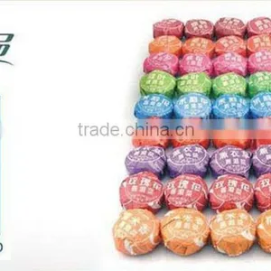 220g 36pcs 18 Kinds Flavor Pu er Tea Puerh Tea Yunnan Pu'Er Ripe Tea Chinese Tea Healthy Slimming Mini Tuocha thumbnail-6
