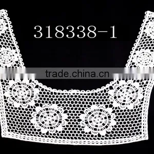 Cotton Embroidered Crochet Lace Collar thumbnail-3