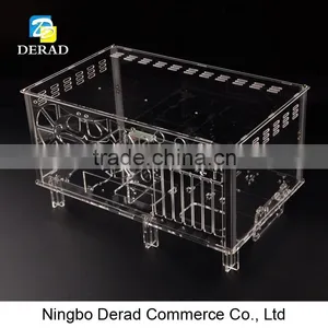 Horizontal Water Cooling PC Raditor ATX Computer PC Case thumbnail-4