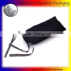 Black Velvet Pen Pouch Velvet Jewelry Pouch thumbnail-1