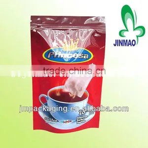 Metail Tea Stand up Bag With Zipper thumbnail-2