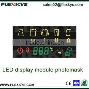 Light-tight Black PC Film Used on LED Display Module for Washing Machine thumbnail-1