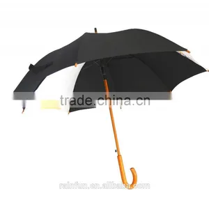 23inch Long Wooden Shaft 8k Umbrella thumbnail-1