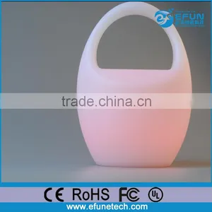 Plastic Color Changing Battery Rechargeable Led Color Changing Mood Lights With Bluetooth Speaker thumbnail-5