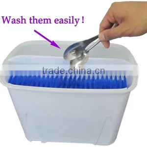 Kawachi Easy Dish Washer Wash Dishes, Cleans Forks, Spoons & Knives With Just One Swipe thumbnail-5