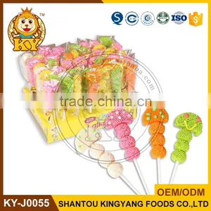 Yummy Mushroom Shape Soft Chewy Lollipop thumbnail-1