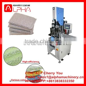 Factory Supply Sponge Scourer Pad Making Cutting Machine/ Ultrasonic Welding Machine thumbnail-2