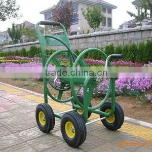 Hose Mobile Metal Four Wheel Hose Reel Cart TC4703 thumbnail-1