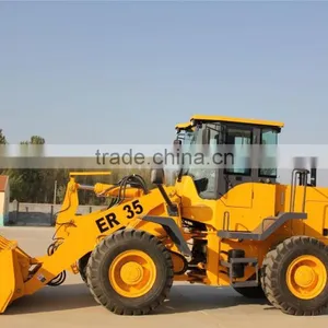 Everun Brand CE Approved ER35 Small Construction Wheel Loader Front End Loader With Standard Bucket thumbnail-3