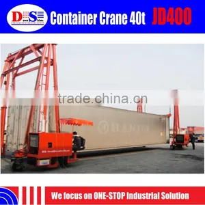 Container Crane 40ton Chinese Container Gantry Crane JD400 55hp Mobile Container Crane thumbnail-6