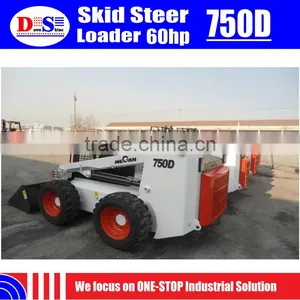 Diesel Engine 0.44m3 Bucket Mini Loader Skid Steer WECAN 750D Skid Steer Tires 12x16.5 thumbnail-4