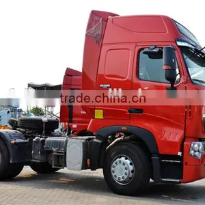 International Low Price HOWO T7H 4X2 400HP Euro4 AMT Tractor Head Truck for Sale thumbnail-3