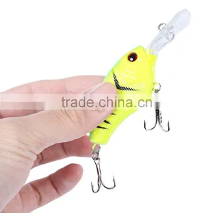 1pc Outdoor 9.5CM Fishing Lures Crank Bait Tackle Swim Bait With 3D Eyes Verisimilar Hard Bait thumbnail-4