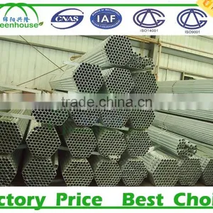 China Supplier Galvanized Round Steel Pipe For Greenhouse Frame thumbnail-2
