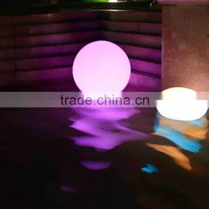 30cm RGB Waterproof Swimming Pool Lighting Balls/ Solar and Battery Operated LED Floating Ball thumbnail-1