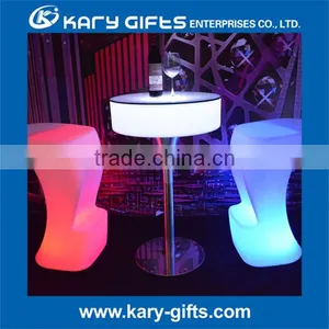 Pe Plastic Glow Furniture Outdoor Led Modern Furniture Table Garden Set thumbnail-2