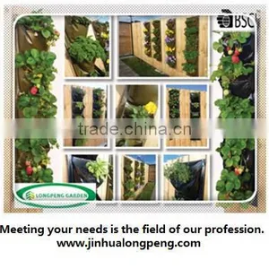 Fabric Outdoor Planters,Vertical Planter Bags,Canvas Grow Bags thumbnail-1