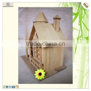 Best Selling Unfinished Natural Antique Wood House Castle thumbnail-3