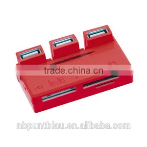 Card Reader USB 3 Ports USB Hub 2.0 thumbnail-1